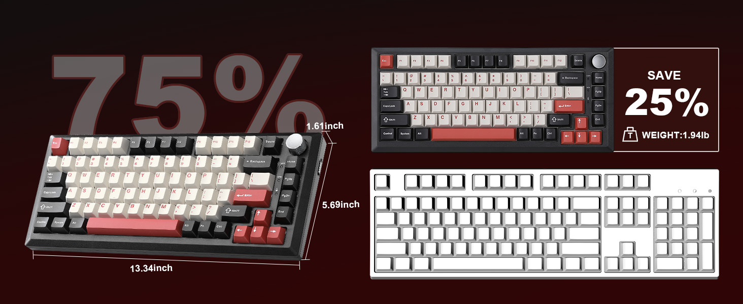 Y75 Wireless Mechanical Keyboard