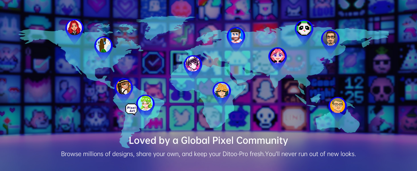 divoom global pixel community