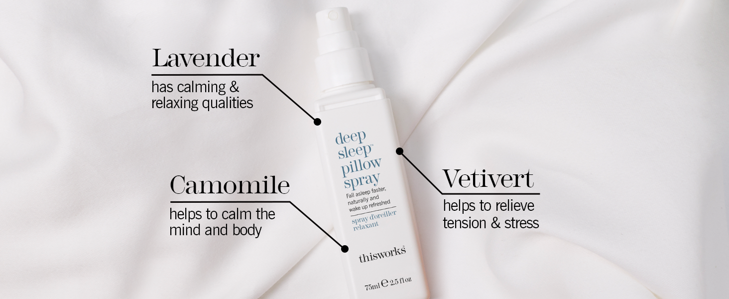 made with lavender, camomile, and vertivert