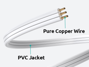 1.5ft short surge protector extension cord