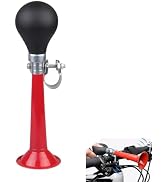 Foelony Bicycle Air Horn, Rubber Hand Squeeze Bulb Bike Horn, Classic Vintage Chrome Metal Hooter...