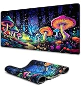 SparkLia Gaming Mouse Pad, Blacklight Waterproof Large Non-Slip Rubber Base Mouse Mat, Glow in Th...