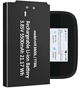 RRUHHK Mifi 8800L Battery, 5500mAh New Upgrade High Capacity Battery Replacement for Novatel Veri...