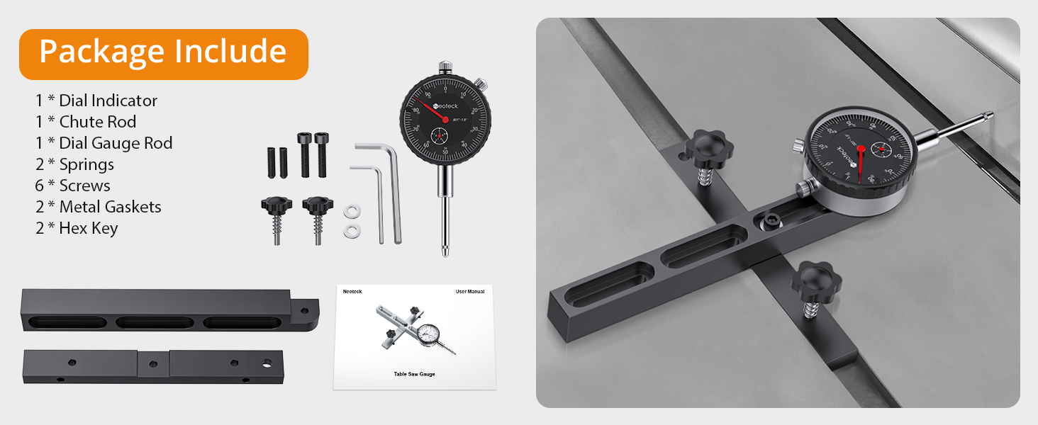 Table Saw Dial Indicator Gauge
