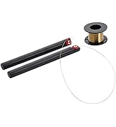 MMOBIEL Molybdenum Cutting Wire Gold 0.08mm 100m/329ft for LCD Front Glass Seperation with Handle...