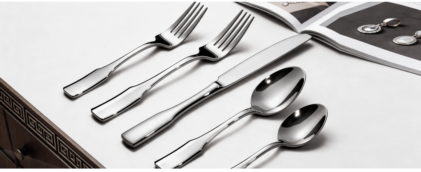 Kate mirror silverware set