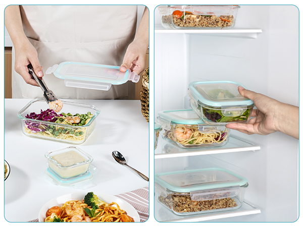 glass meal prep containers