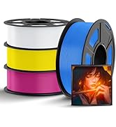 TECBEARS CMYK Lithophane PLA Filament 4KG, PLA 3D Printer Filament Bundle, PLA Filament 1.75mm Bu...