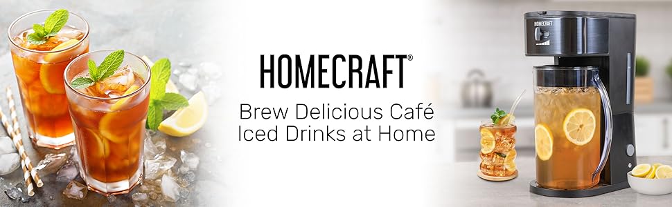 homecraft brew delicious cafe iced drinks at home