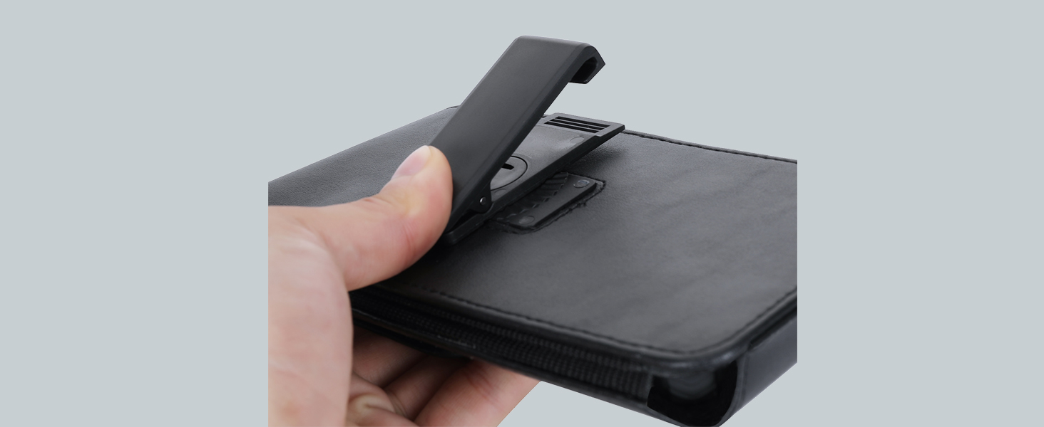  Highly durable belt clip 