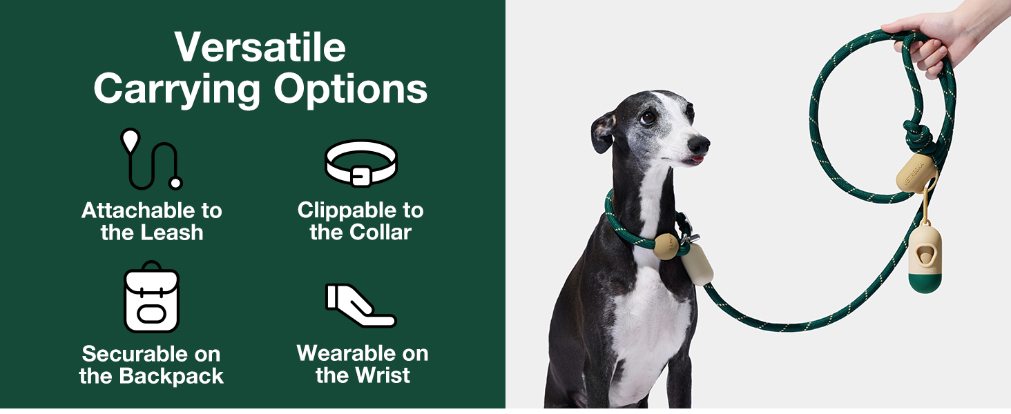 dog walking bag