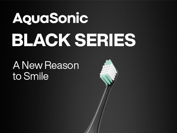 AquaSonic Black Series Electric Toothbrush safe for sensitive teeth