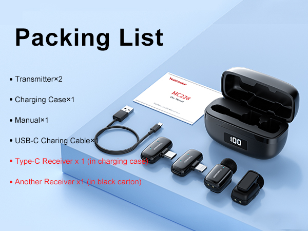 Wireless Lavalier Microphone for iPhone