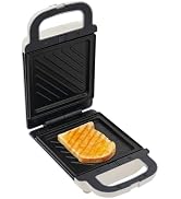 600W Electric Sandwich Maker, Sandwich Maker Panini Maker, Versatile Small Toaster with Removable...