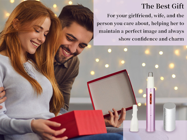 Nose &amp; Eyebrow Hair Trimmer for Women Men,Painless Rechargeable Ear &amp; Nose Hair Trimmer Clipper