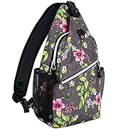 MOSISO Sling Backpack,Travel Hiking Daypack Periwinkle Crossbody Shoulder Bag