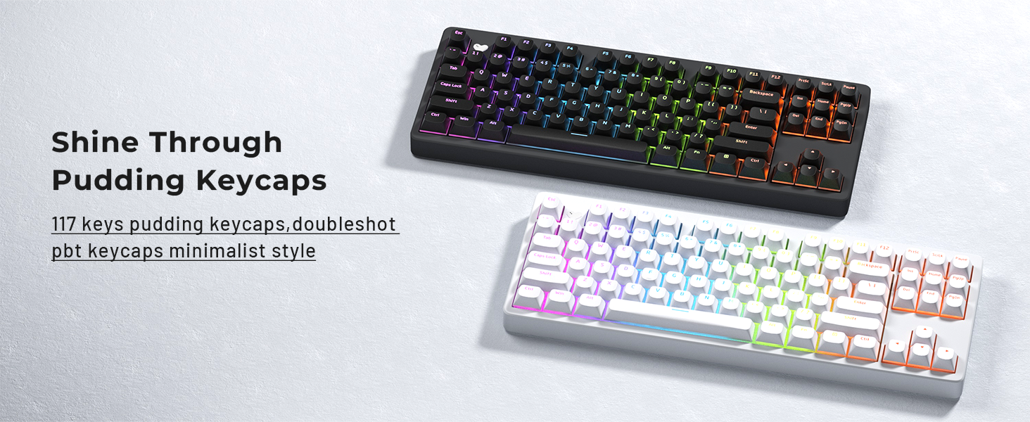 Shine Through Keycaps