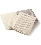 Exfoliating Washcloth [Made in Japan] Shower Back Scrubber, Plastic-Free 100% Natural and Plant-B...