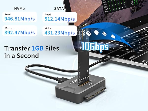 USB 3.2 10Gbps transmission speed