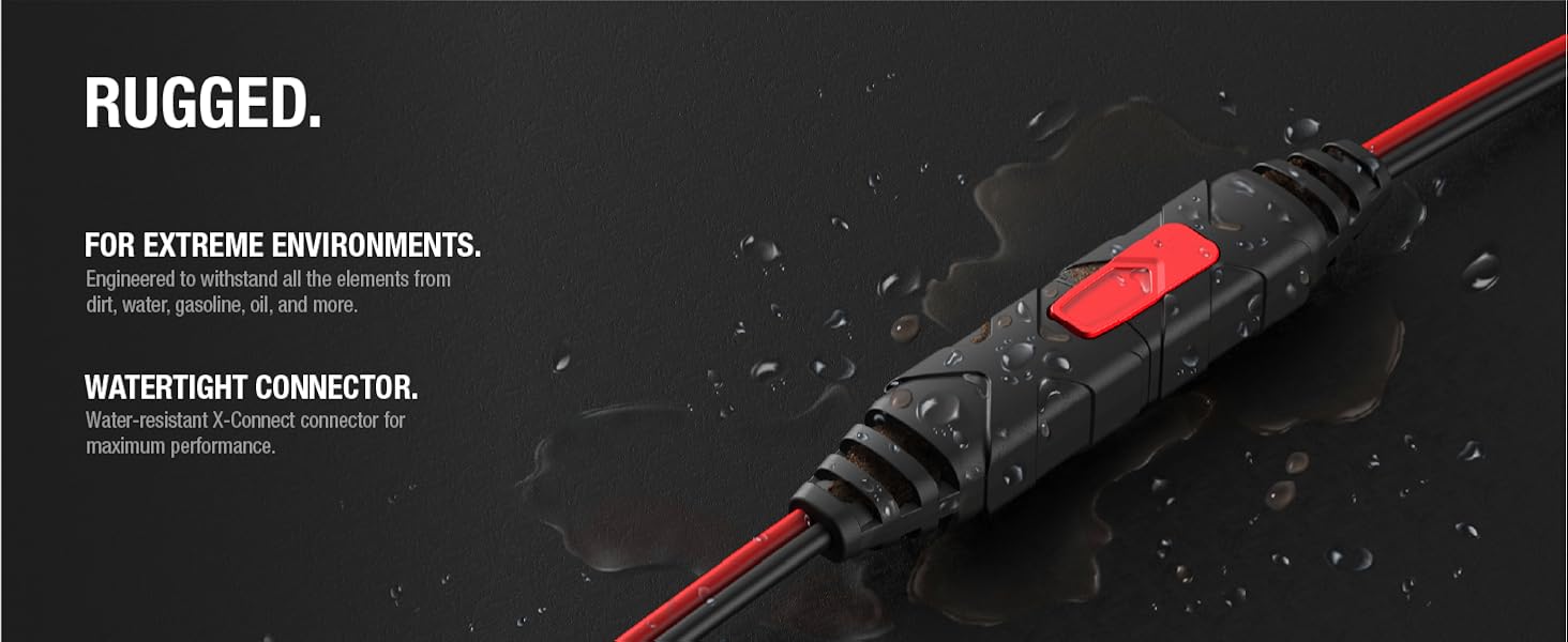 NOCO GC003 X-Connect 12V Dual-Size Male Plug Accessory For NOCO Genius Smart Battery Chargers