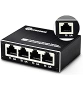 Atroodac Mini Ethernet Switch 5 Ports Gigabit Enhanced Protection 10/100/1000 Mbps Unmanaged Netw...