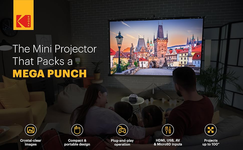 Kodak Flik X 2 mini portable cute projector