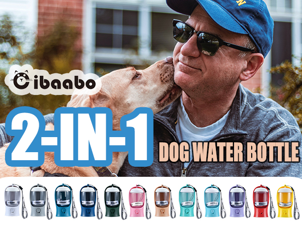 dog water bottle 12 colors