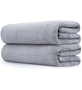 Extra Large Bath Towel Set of 2 (35"x70"),Oversized Bath Sheet Super Soft Highly Absorbent Jumbo ...