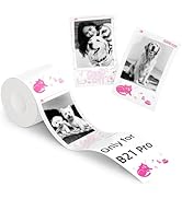 NIIMBOT Photo Papers Only Compatible with Pro Series Label Makers, Cute Cat Stickers for Kids, Be...