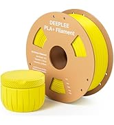 DEEPLEE PLA+ 1.75mm 3D Printer Filament, PLA Plus with Dimensional Accuracy +/- 0.02mm, Higher St...