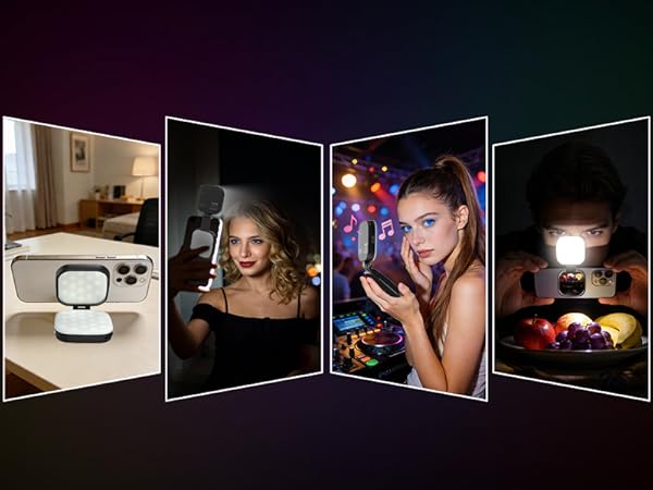 telesin magnetic selfie light picture lights portable ring light for phone phone camera light
