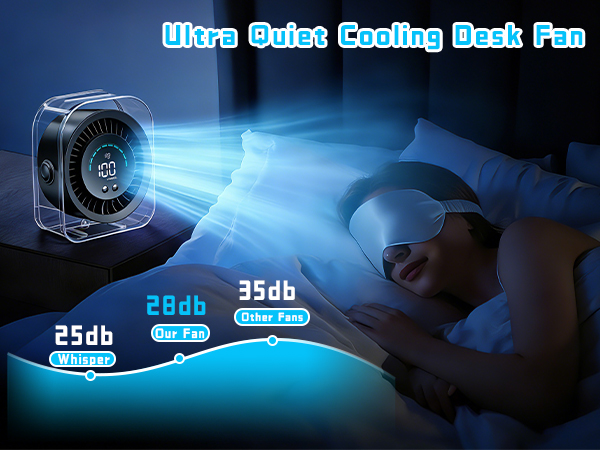 black desk fan 2-1