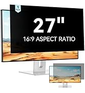 Mamol 27 Inch Computer Privacy Screen for 16:9 Aspect Ratio Widescreen Monitor - Removable Anti G...