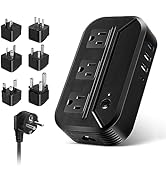 Voltage Converter 2300W International Power Converter Step Down 220V/240V to 110V/120V Travel Ada...