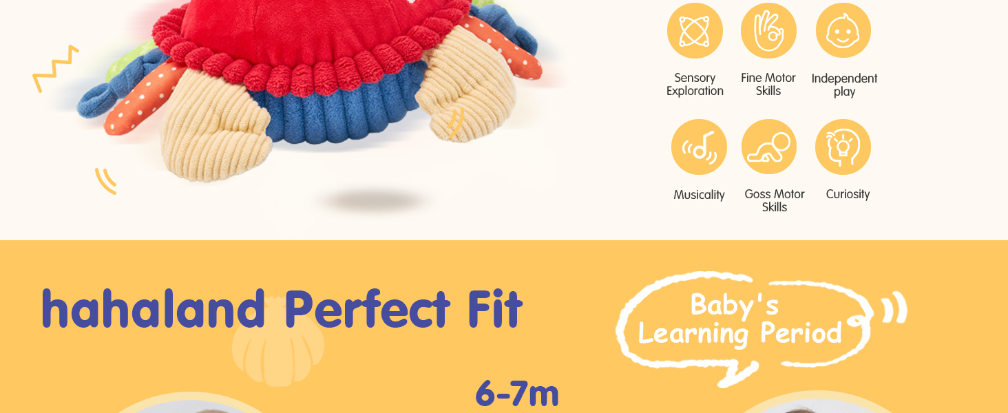 baby crab crawling toys