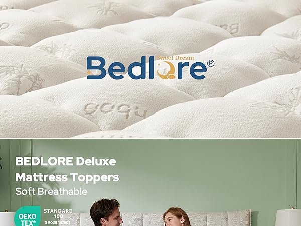 BEDLORE mattress topper