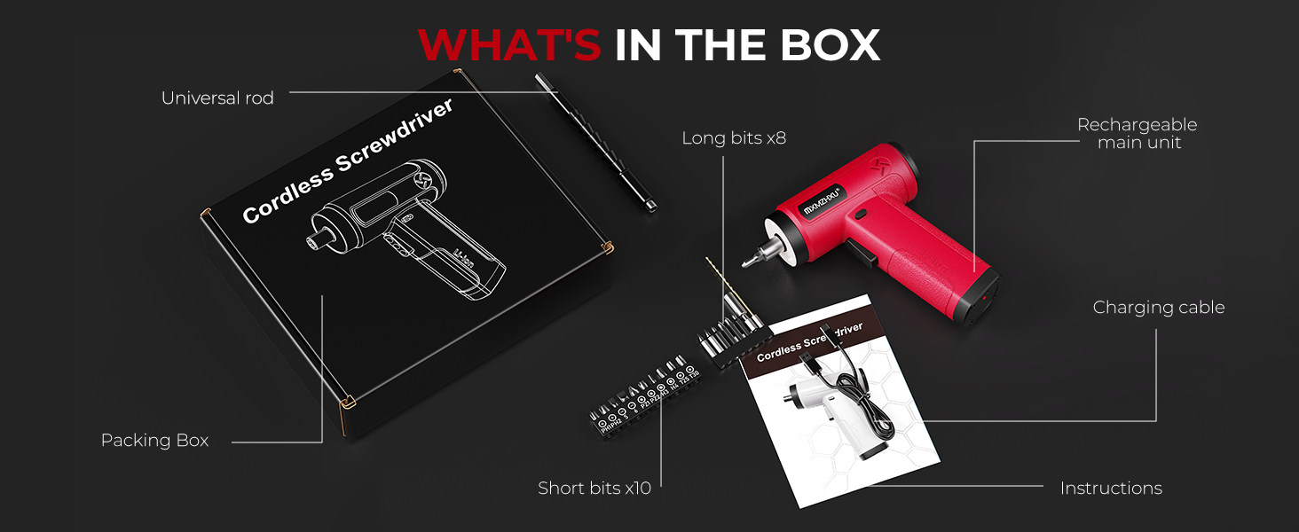 4V Cordless Electric Screwdriver
