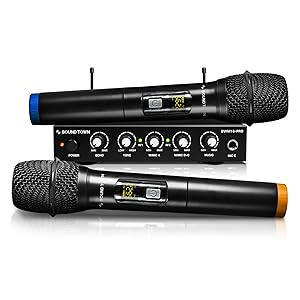 SWM16-PRO Wireless Microphone Karaoke Mixer System with Optical (Toslink), AUX - Smart TV, Soundbar