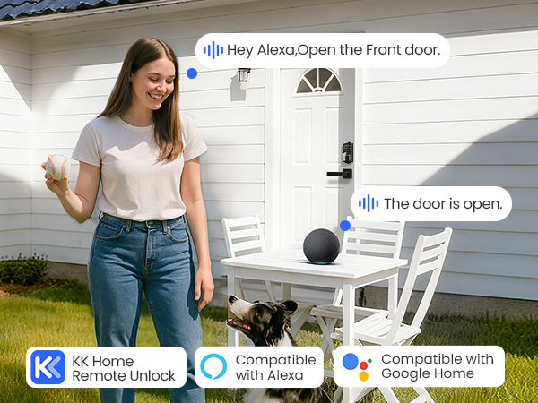 smart door lock Voice Unlock
