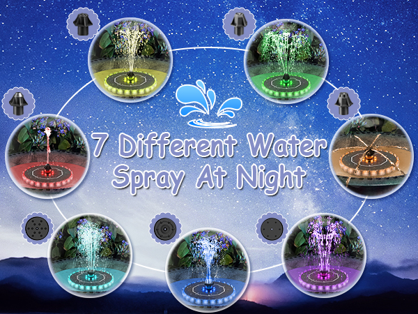 solar water fountain