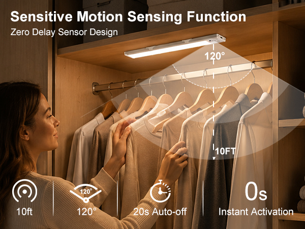 Sensitive Motion Sensing Function