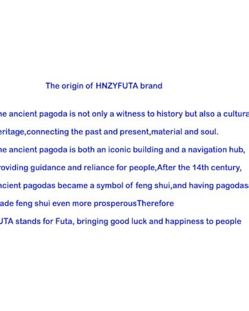 The origin of HNZYFUTA brand