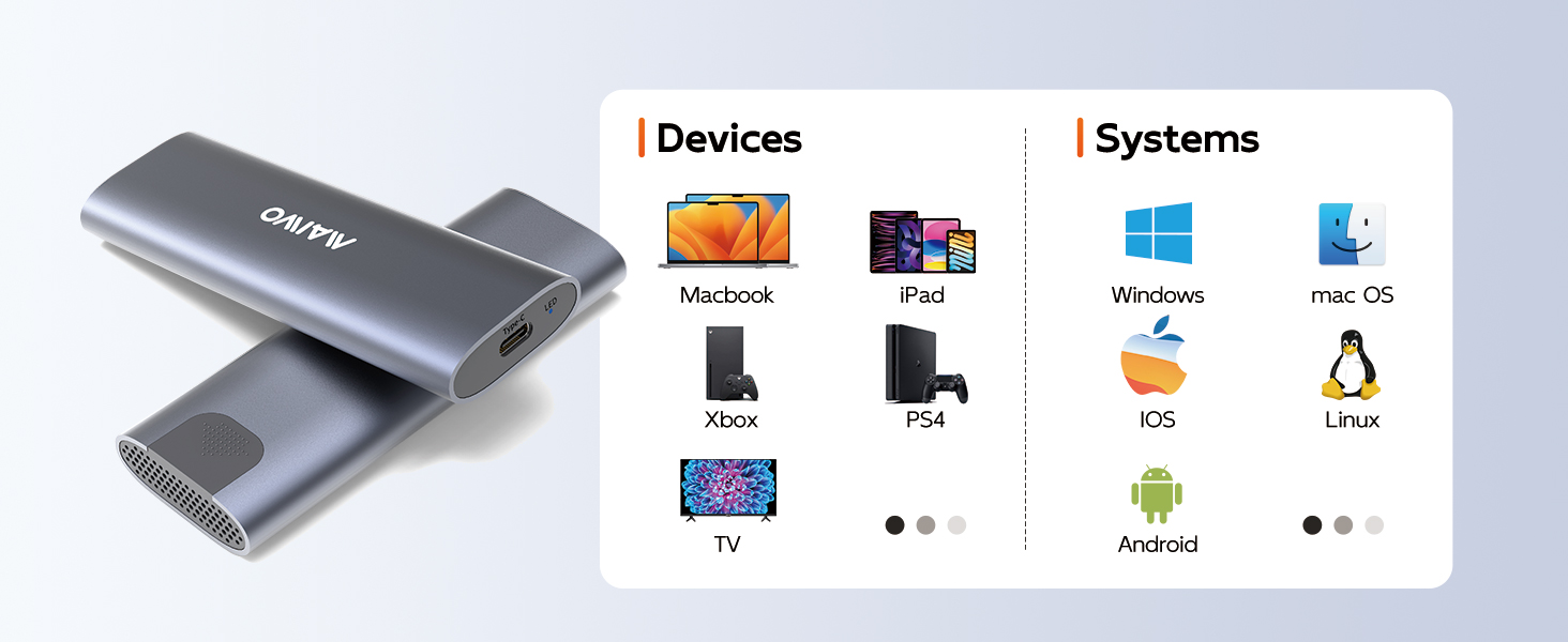 m2 pcie nvme ssd enclosure adapter case reader storage for iphone 17 pro max macbook mini computer