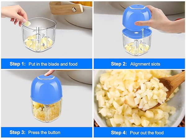 electric mini garlic chopper
