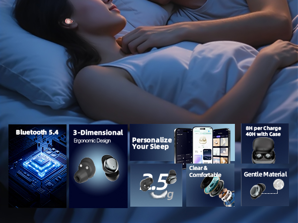 sleep buds bluetooth bluetooth headphones wireless earphones earbuds sleeping