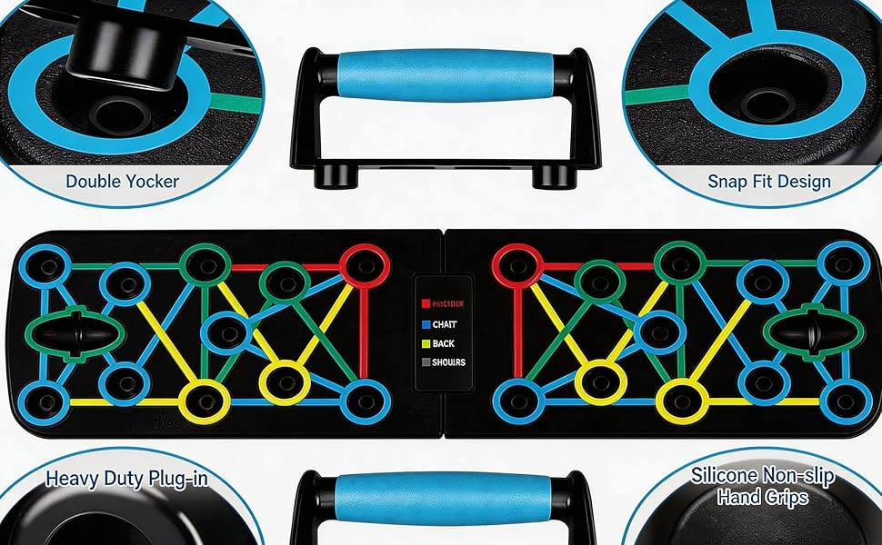 FRAWENLECO Foldable Push Up Board