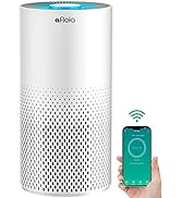 Afloia Air Purifiers for Home Bedroom Large Room Up to 1076 Ft², Smart WiFi Works with Alexa, 3-S...