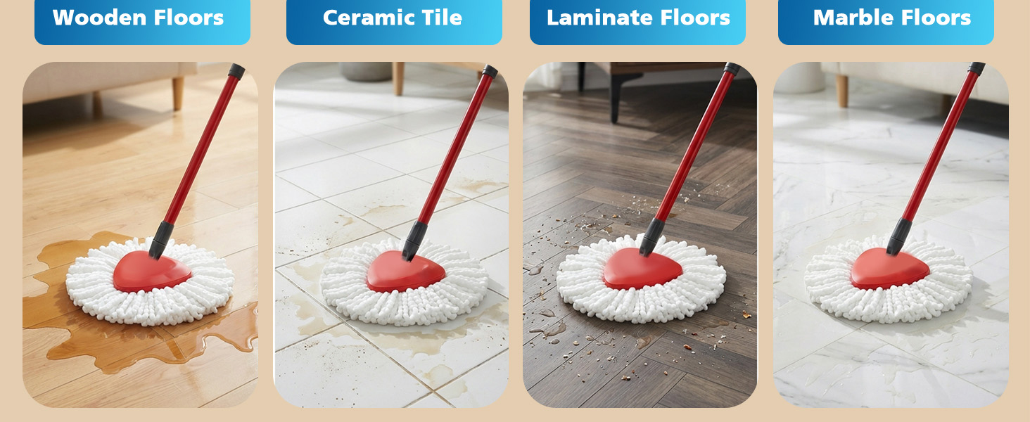 Spin Mop Replace Head