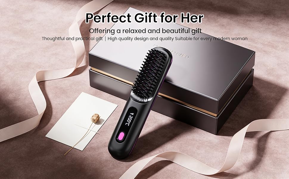 Portable hair straightener