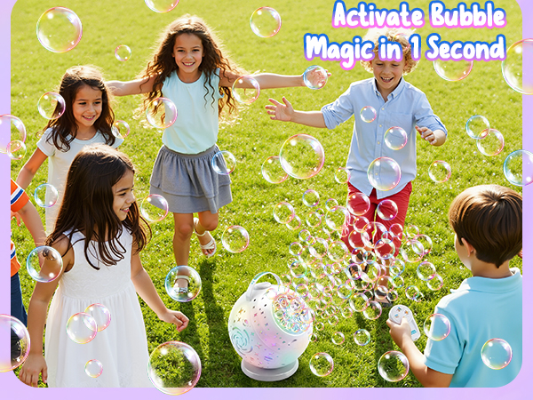 Rechargeable Bubble Machine